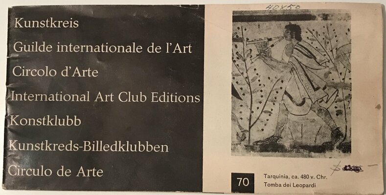 Ezra Bejar in the Studio: Kunstreis, Mexico City (my father gallery business) art catalog, circa 1963.