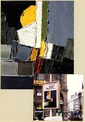 Jean Soyer im Studio: 1991 EXPOSTION Galerie Colette DUBOIS - Paris