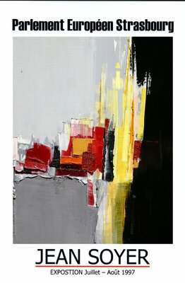 Jean Soyer im Studio: EXPOSITION  PARLEMENT EUROPEEN à STRASBOURG en 1997