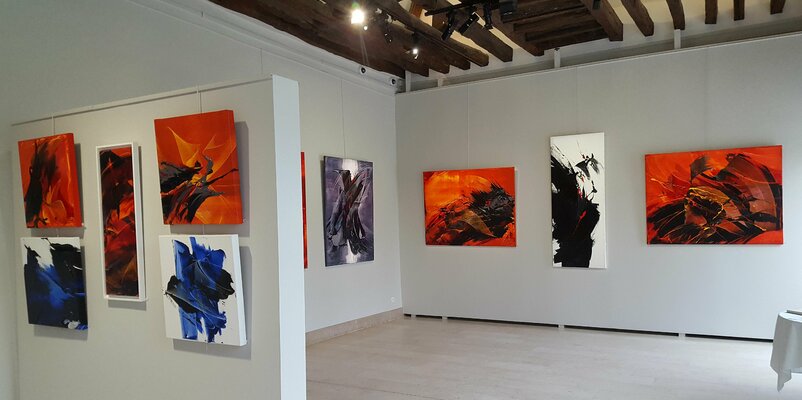 Jean Soyer im Studio: 2020 - EXPOSITION à l' ORANGERIE de la PROPRIETE CAILLEBOTTE à YERRES