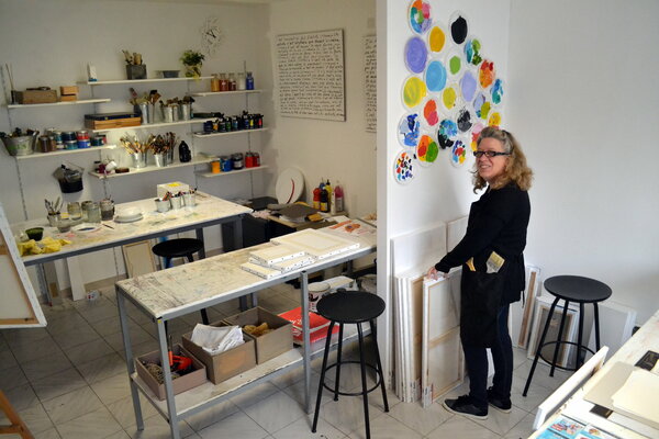 Sophie Duplain nello studio