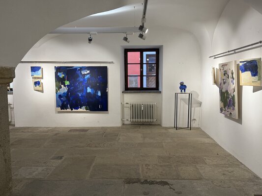 Diana Krinninger in the Studio: Prepairing a exhibition