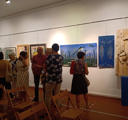Antonio Presti in de studio: Tre miei dipinti in esposizione a TORINO presso la Galleria d'Arte  "LA CONCHIGLIA" dal 17 settembre al 4 ottobre 2022