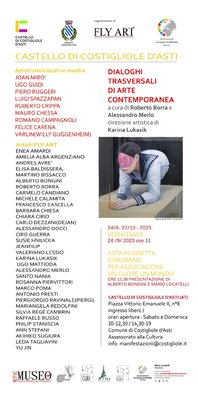 Antonio Presti in de studio: In collettiva con artisti internazionali tre mie opere in esposizione al CASTELLO DI COSTIGLIOLE D'ASTI (AT) dal 24 settembre al 22 ottobre 2023