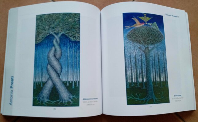 Antonio Presti in de studio: Catalogo della mostra "COMPAGNI DI VIAGGIO 2" a Palazzo Lomellini di Carmagnola Torino) dal  novembre al 5 dicembre 2021