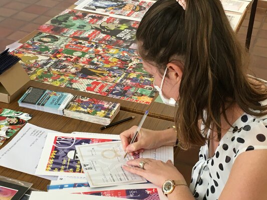 Misako Street Art im Studio