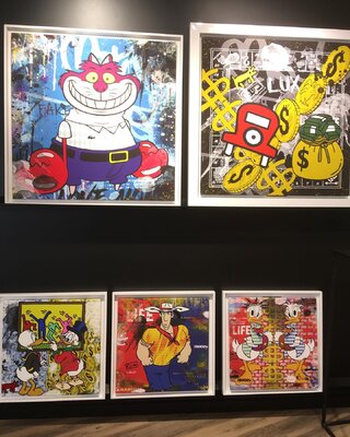 Misako Street Art im Studio: Des œuvres dynamiques et vibrantes