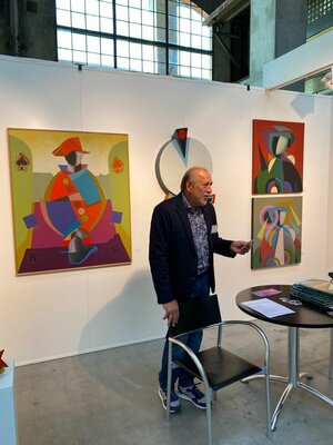 Victor Popov nello studio: Art International Zürich 2021