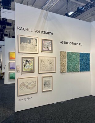 Astrid Stoeppel nello studio: Art on Paper 2021 New York - Literary Paperwork