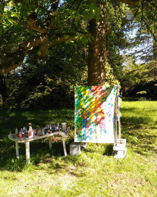 Andrés Rueda in the Studio