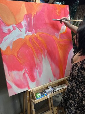 Irena Orlov en el estudio