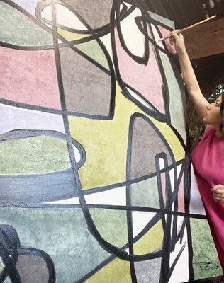 Irena Orlov en el estudio