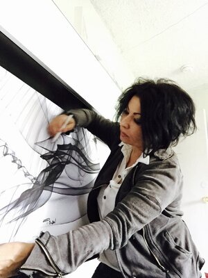 Irena Orlov en el estudio