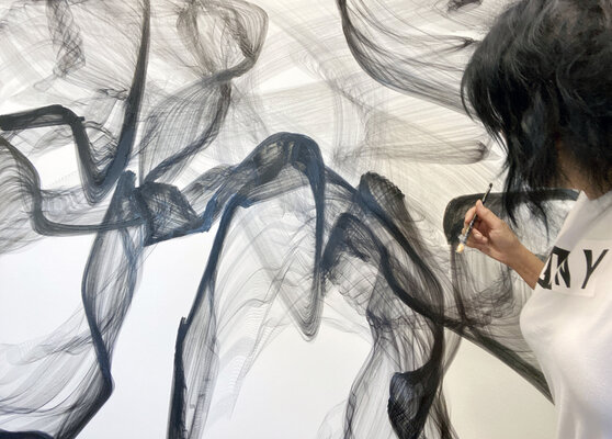 Irena Orlov en el estudio