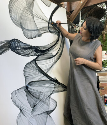 Irena Orlov en el estudio