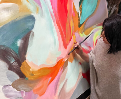 Irena Orlov en el estudio