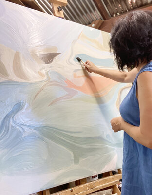 Irena Orlov en el estudio