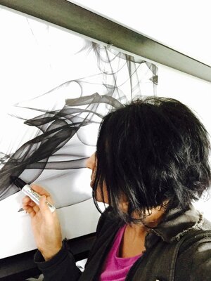 Irena Orlov en el estudio
