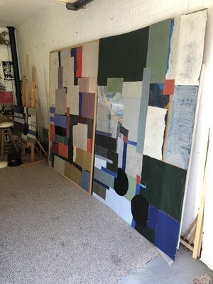 Olga Konoshchuk nello studio: Studio in UK, London Chelsea