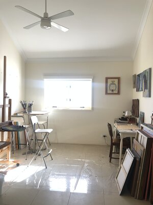Olga Konoshchuk nello studio: Studio in Australia