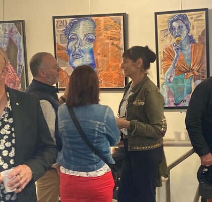Aimère nello studio: Galerie Thuillier Paris 2022