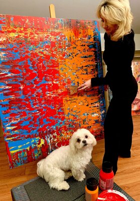 Julijana Ravbar im Studio