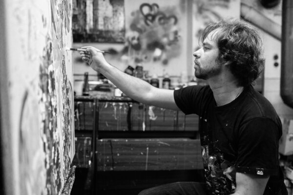 Tomasz Brynowski in the Studio