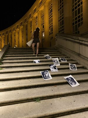 Anna Dart im Studio: Anna Dart visiting the city of Montpellier