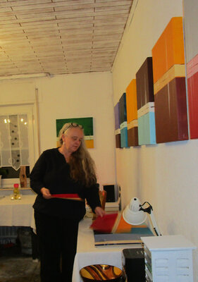Kerstin Franz en el estudio