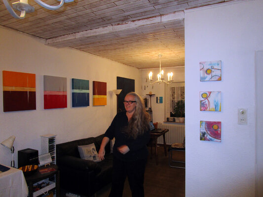 Kerstin Franz en el estudio