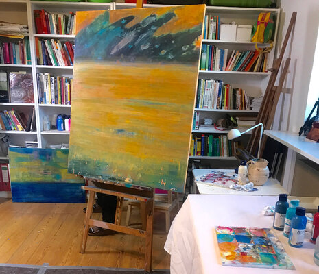 Ulla Holderith im Studio