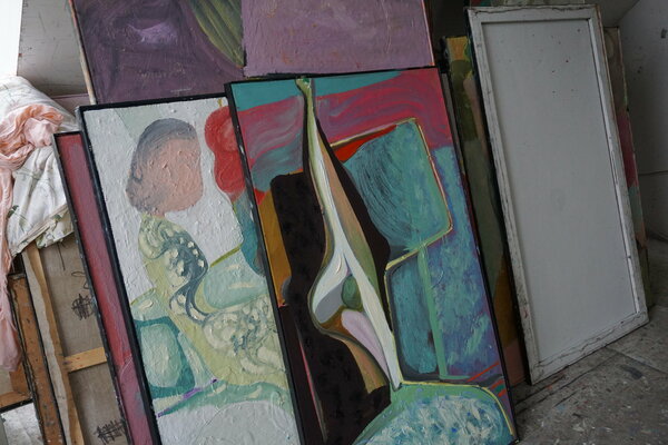 Andreas Thieme nello studio