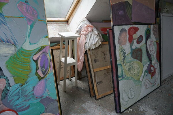 Andreas Thieme nello studio