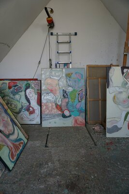 Andreas Thieme nello studio