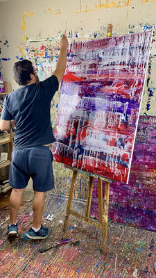 Nestor Toro im Studio