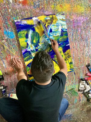 Nestor Toro im Studio