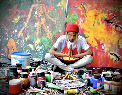 Gabriel Jideonwor im Studio