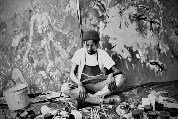 Gabriel Jideonwor im Studio