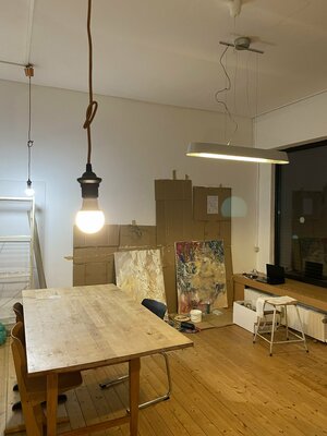 Franziska Ostermeier nello studio
