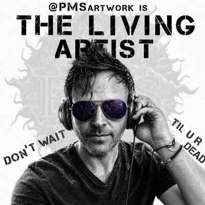 Preston M. Smith (Pms) in the Studio: Check out my podcast, The Living Artist