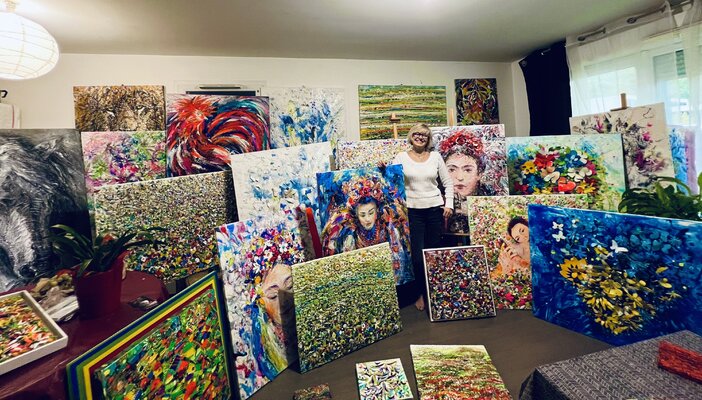 Natalia Kuruch im Studio: ATELIER ARTISTE