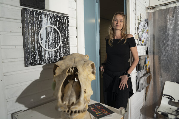 Marit Otto en el estudio: Me in my atelier 2022