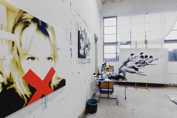 Marit Otto en el estudio: My former studio