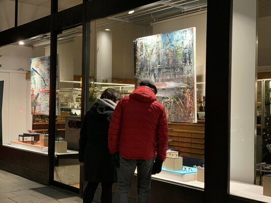 Ludwig Kranich im Studio: Sehr schöne Ausstellung bei Optik Schneider in der Amalienstrasse in Muenchen