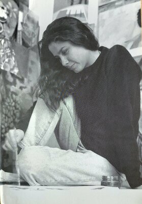 Marietta Negueruela in the Studio: Marietta Negueruela en su estudio de Madrid, 1991