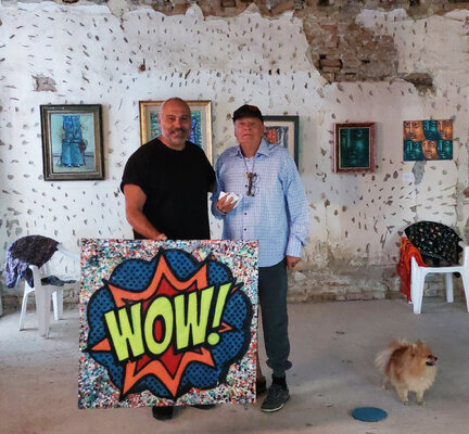 Giuseppe Valia im Studio: Exhibition with the master Xante Battaglia in 2025