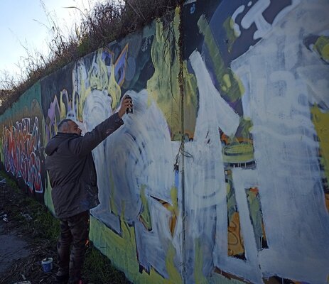 Giuseppe Valia im Studio: in 2022