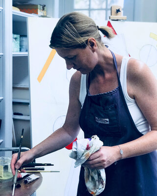 Elena Seroff im Studio