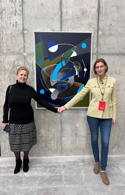 Elena Seroff im Studio