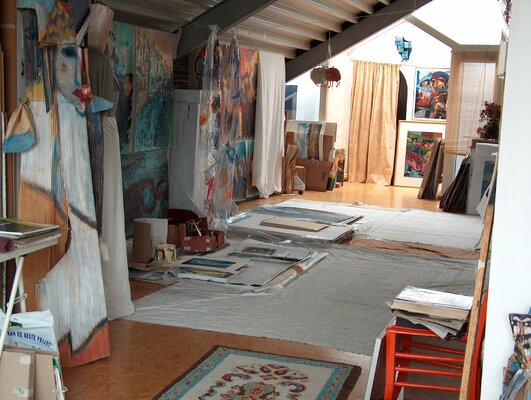 Gabriëlla Cleuren in the Studio: My studio since 2001